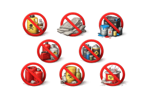 Items We Do Not Take